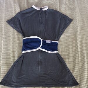 Gray and Blue SleepingBay Zipadee with snuggle band